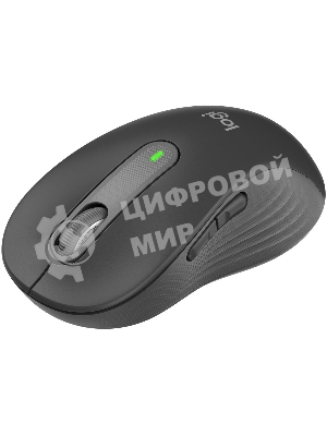 Мышь беспроводная Logitech Signature M650 L черный, 4000 dpi, радиоканал, Bluetooth, USB, кнопки - 5