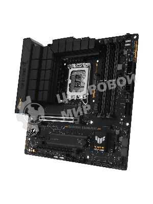Материнская плата ASUS TUF GAMING B760M-PLUS, LGA 1700, Intel B760, 4xDDR5, 4xSATA, 2xM.2, 1xPCIe 5.0 x16, 1xPCIe 4.0 x4, 1xPCIe x1, 2xUSB-A 3.2 Gen 2, 3xUSB-A 3.2 Gen 1, 2xUSB 2.0, 1xUSB-C 3.2 Gen 2x2, 1x2.5Gb LAN, 5x3.5 мм, 7.1, mATX