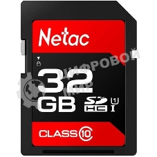 Флеш карта SDHC 32Gb Netac Class 10 UHS-I U1 P600 NT02P600STN-032G-R