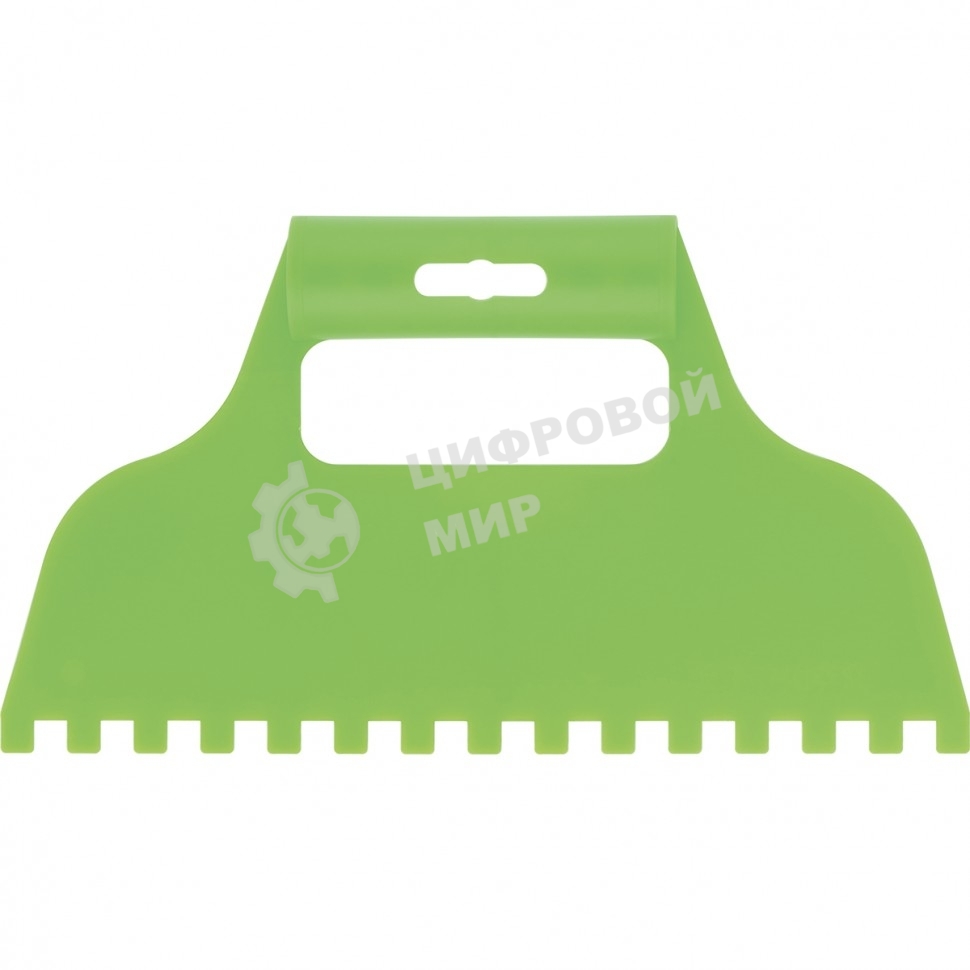 Шпатель для клея Сибртех пластмассовый, зубчатый 8х8 мм