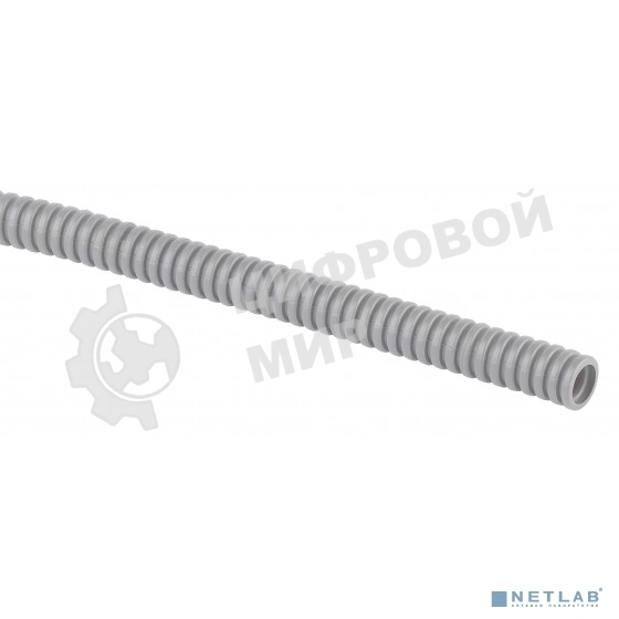 Труба гофрированная ПВХ ЭРА (серый) d 40 мм с зонд. легкая 25 м (10)