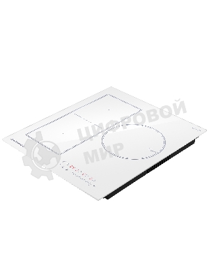 Индукционная варочная панель Maunfeld CVI453SBWH Inverter, конфорок: 3 шт., стеклокерамика, независимая, белый