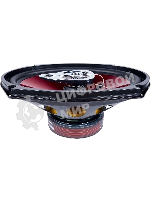 Колонки автомобильные Kicx SP 693 200Вт 92дБ 4Ом 16x23см (6x9дюйм) (ком.:2кол.) коаксиальные трехполосные