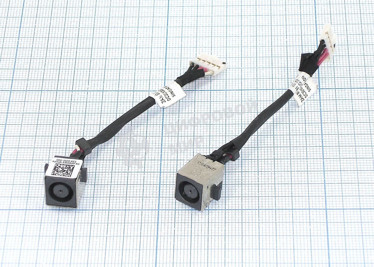 Разъем для ноутбука Dell Latitude E5550 с кабелем