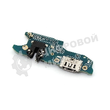 Шлейф (нижняя плата) с разъемом зарядки и микрофоном для OPPO A17