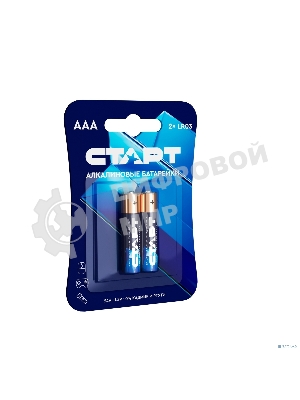Батарейки СТАРТ LR03-BL2 BLUE 40/720, AAA, 2 шт. в блистере