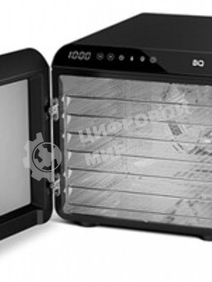 Сушилка для овощей и фруктов BQ FD1006 Black-Steel. мощность: 600 Вт