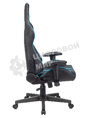 Кресло игровое A4Tech X7 GG-1200 черный/голубой искусственная кожа крестовина пластик