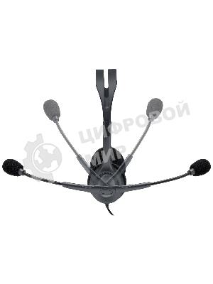 Гарнитура Logitech H111 чёрный, проводная, 3.5 мм