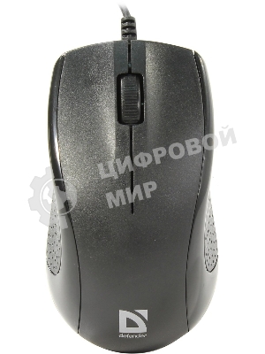 Мышь проводная Defender Optimum MB-160 черный, 1000 dpi, USB, кнопки - 3