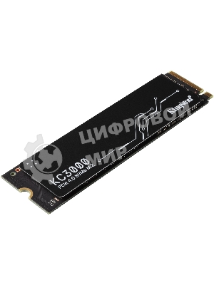 Накопитель SSD Kingston 512Gb M.2 KC3000 SKC3000S/512G (PCI-E 4.0 x4, up to 7000/3900Mbs, 3D TLC, NVMe, 400TbW, Phison E18, 22х80мм, LP heatsink)