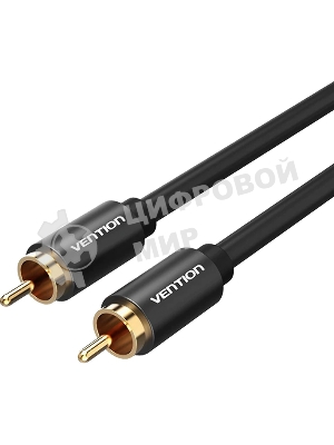 Кабель Vention аудио RCA M/RCA M - 1м черный