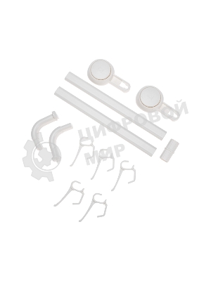 Вешалка для полотенец настенная HALSA HLS-F-105W на вакуумной присоске, 5 крючков