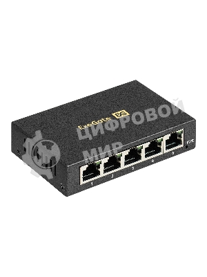 Коммутатор ExeGate EDGS-1005D, 5×1 Гбит/с, неуправляемый