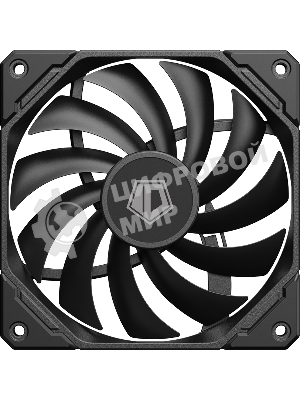 Вентилятор для корпуса ID-Cooling TF-12015-K черный, 120 мм, 2200 об/мин, 32.3 дБ, 4 pin