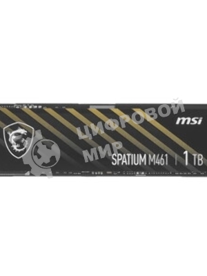 Накопитель SSD MSI 1Tb SPATIUM M461 PCIe 4.0 NVMe M.2