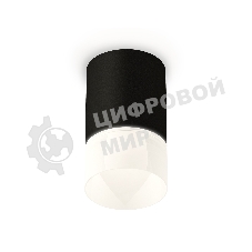 Светильник Ambrella Light XS7422025 SBK/FR черный песок/белый матовый MR16 GU5.3 (C7422, N7170)
