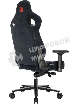 Кресло игровое A4Tech Bloody GC-660 черный Formula 999 искусственная замша с подголов. крестов. металл