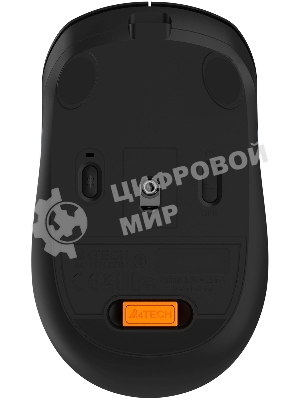 Мышь беспроводная A4Tech Fstyler FB10CS черный/синий, 2000 dpi, радиоканал, Bluetooth, USB, кнопки - 4