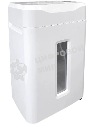 Шредер Office Kit S210N 3,9x38 белый (секр.P-4) фрагменты 16лист. 35лтр. скрепки скобы пл.карты CD