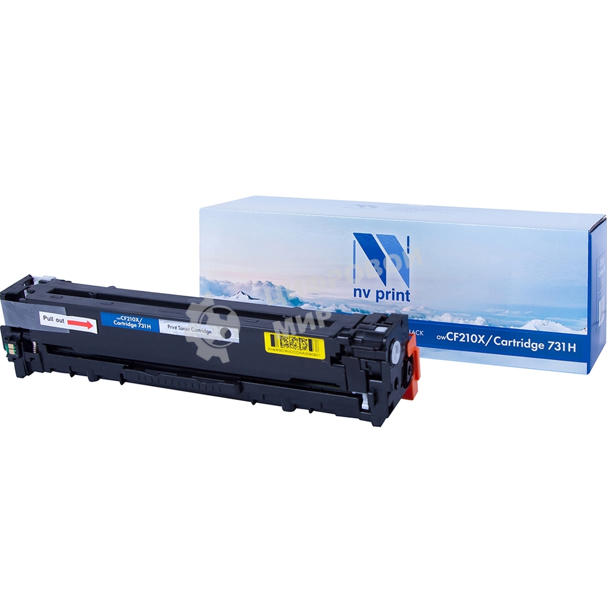 Картридж лазерный NVPrint совместимый HP CF210A/Canon 731 Black для LaserJet Color Pro M251n/M251nw/M276n/M276nw/Canon LBP-7100Cn/7110Cw (1600k)