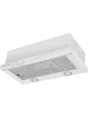 Вытяжка встраиваемая Maunfeld VS Light 50 белый, 50 см, 520 куб. м/ч, 56 дБ