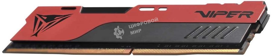 Оперативная память Patriot Viper Elite II, DDR4, 16GB (1x16 GB), 3200 MHz, CL18, DIMM, радиатор, красный, черный