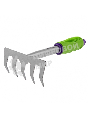 Грабли 5-зубые Palisad, 115х275 мм, стальные, пластиковая рукоятка