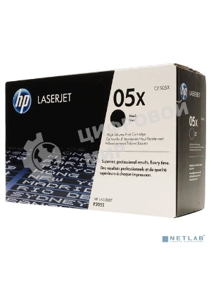 Картридж лазерный HP CE505X черный для LJ P2055 6500 стр.