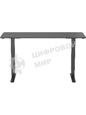 Стол компьютерный Cactus CS-EDL-BBK черный, столешница ДСП, каркас черный