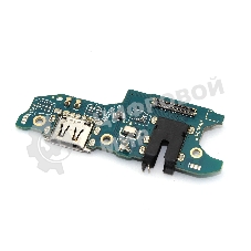 Шлейф (нижняя плата) с разъемом зарядки и микрофоном для OPPO A17k