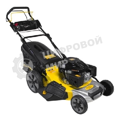 Газонокосилка Champion LM5347 Мощность двигателя, (кВт/л.с) 4,8/6,5 Вес без травосборника, (кг) 45 Самодвижущаяся да Ширина кошения, (мм) 530 Высота кошения, (мм) 20-80 Тип/объем травосборника, (л) мягкий/70 Мульчирование есть Боковой выброс есть Задний выброс есть Регулировка высоты кошения/количество положений один рычаг/8 Объем двигателя, (см3) 196 Объем топливного бака, (л) 1 Максимальный расход топлива, (г/кВт•ч)/(л/ч) 300/- Объем картера, (л) 0,6 Уровень вибрации на рукоятке, (м/с2) 5,32 Уровень мощности звука, (дБ) 98 Уровень звукового давления, (дБ) 77