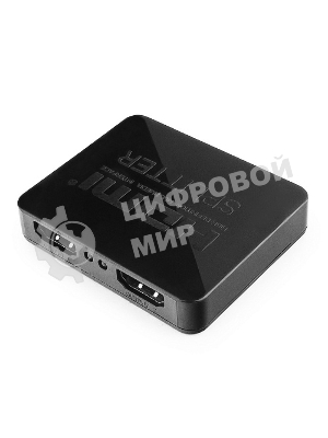 Разветвитель HDMI Cablexpert DSP-2PH4-03, HD19F/2x19F, 1 компьютер => 2 монитора, Full-HD, 3D, 1.4v