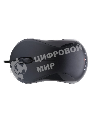 Мышь проводная Oklick 115S черный, 1200 dpi, USB, кнопки - 3