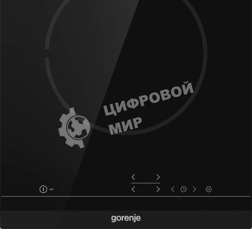 Варочная панель Gorenje ECT321BCSC, конфорок: 2 шт., стеклокерамика, независимая, черный