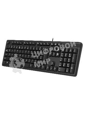 Клавиатура проводная A4Tech KK-3, USB, черный