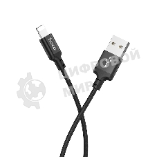 Кабель HOCO X14 USB 2.0, AM/Lightning M, черный, 2м