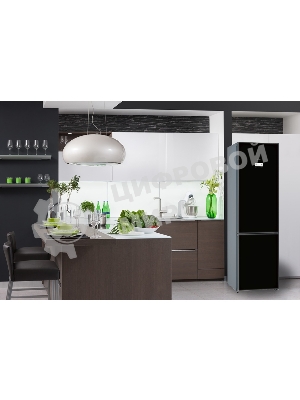 Холодильник Bosch KGN39LB30U черный двухкамерный 290/110л морозилка снизу, No Frost