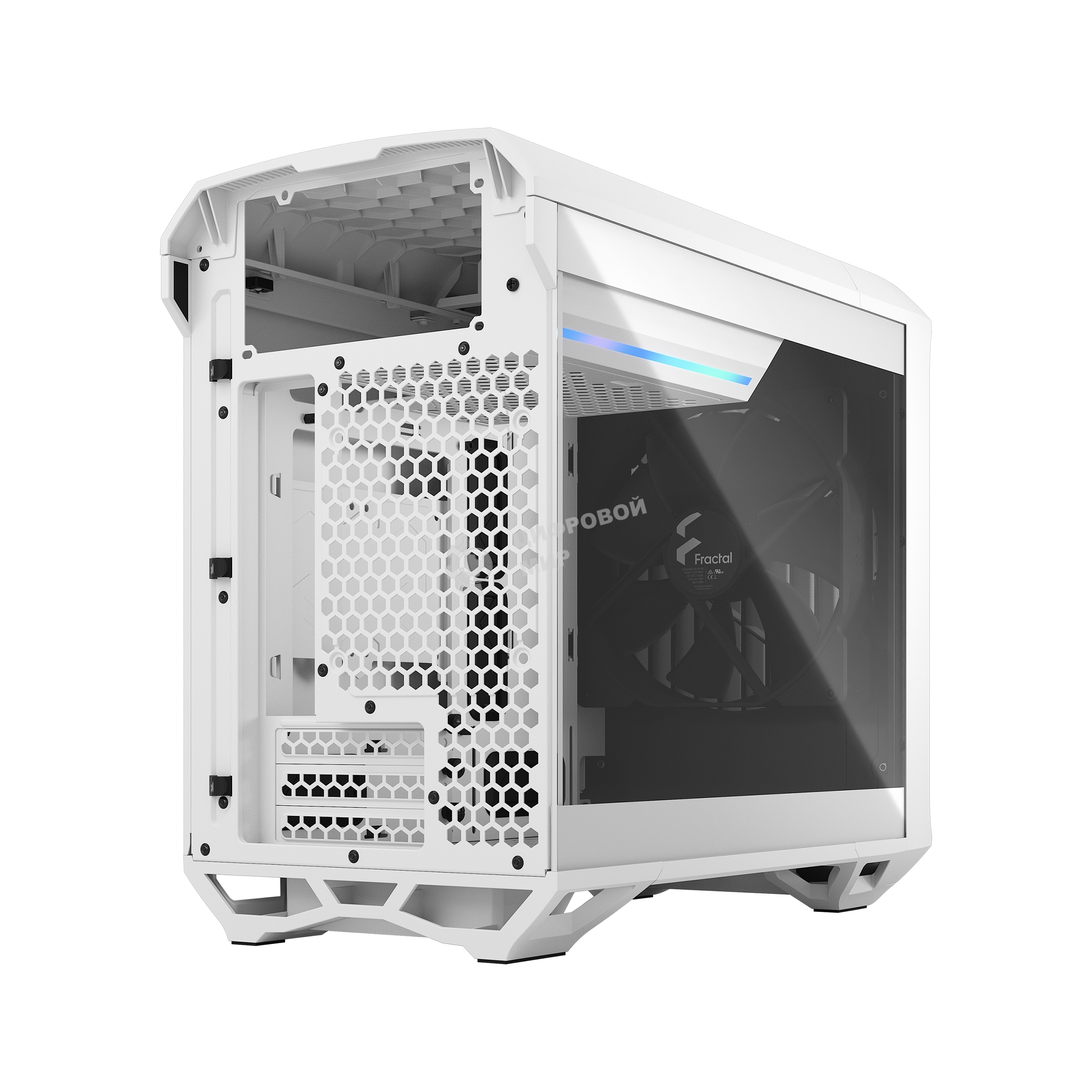 Компьютерный корпус Fractal Design Torrent Nano белый TG Clear Tint/FD-C-TOR1N-03