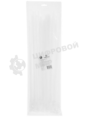 Стяжки Cablexpert NYT-450x9 пластиковые 450 мм х 9 мм, белые (100 шт.)