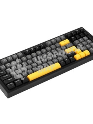 Клавиатура проводная Ritmix RKB-598BL Gray серый-голубой