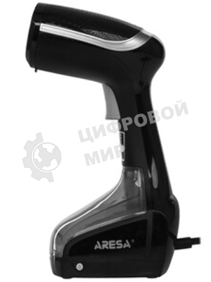 Отпариватель ARESA AR-2306 черный/серебристый, 1100 Вт, 25 г/мин, 200 мл