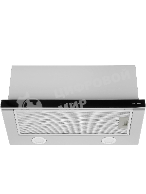 Вытяжка встраиваемая Gorenje TH60E8SGb серебристый управление: кнопочное (1 мотор)