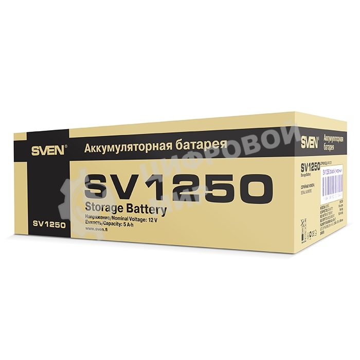 Батарея для ИБП Sven SV1250 (12V 5Ah)