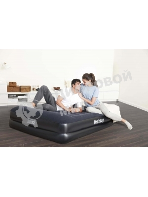 Матрас надувной Tritech,  203*152*46см (Queen), встроенный электронасос Bestway 67403