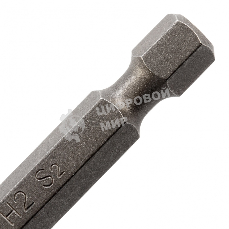 Бита Gross 11456 PH 2x50 мм с ограничителем и магнитом, для ГКЛ, S2