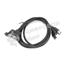 Кабель USB 2.0 для монтажа на корпус 1 м