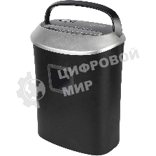 Шредер Cactus CS-SH-P6 черный (секр.P-4) фрагменты 10лист. 21лтр. скрепки скобы пл.карты