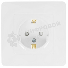 Розетка СП Blanca 16А 250В защ. шторки с заземл. бел. SchE BLNRS001111