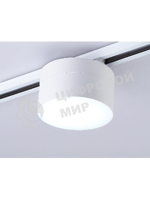 Трековый однофазный светодиодный светильник Ambrella light GL6875 WH белый LED 16W 4200K D115*90